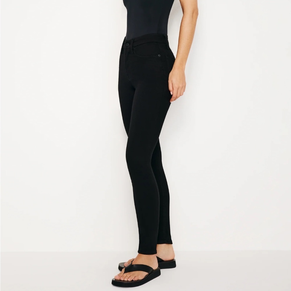 NWT Good American Black Skinny Jeans Size 28/6